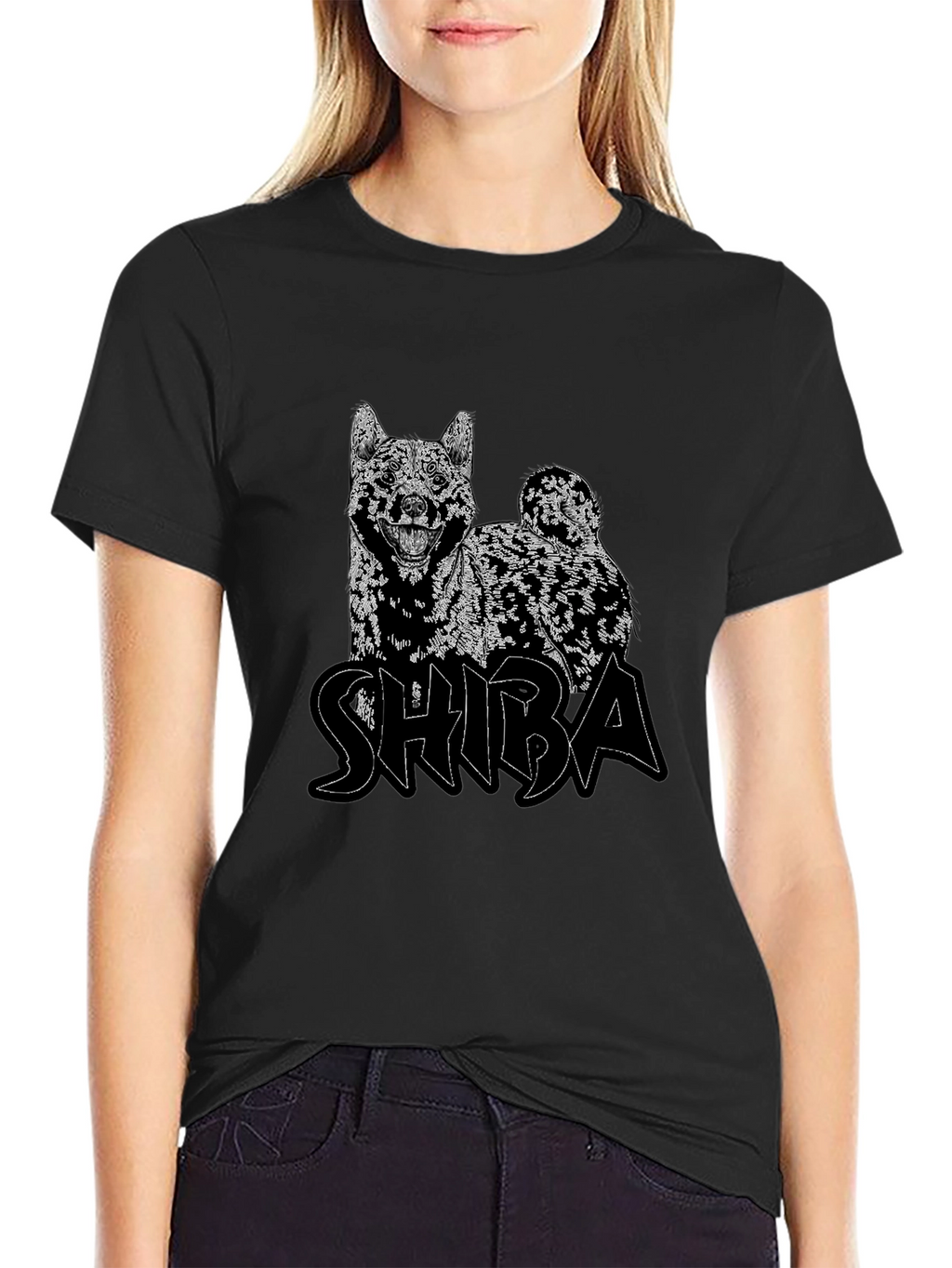 Shiba Dog Graphic T-Shirt - Cool Design