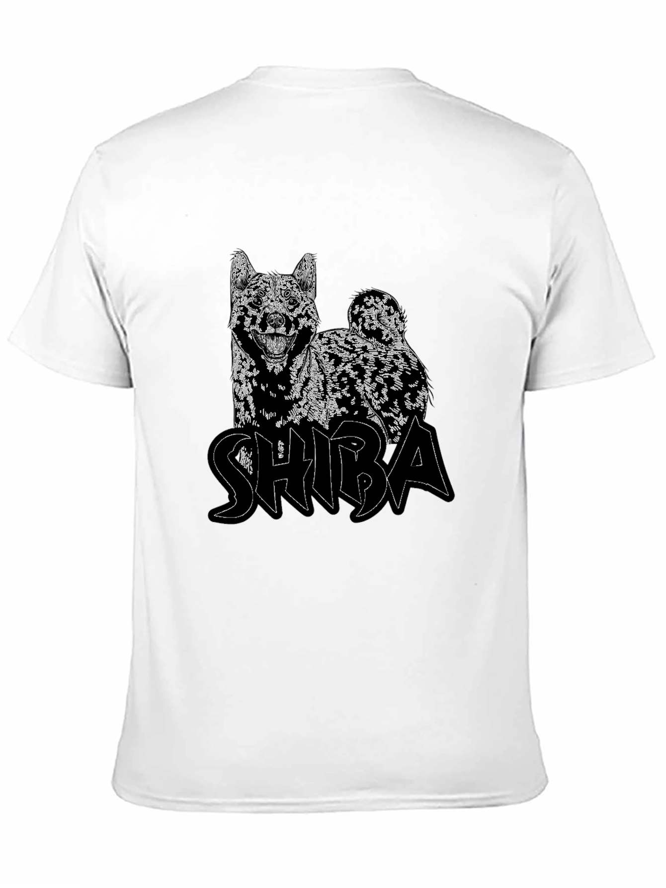 Shiba Dog Graphic T-Shirt - Cool Design