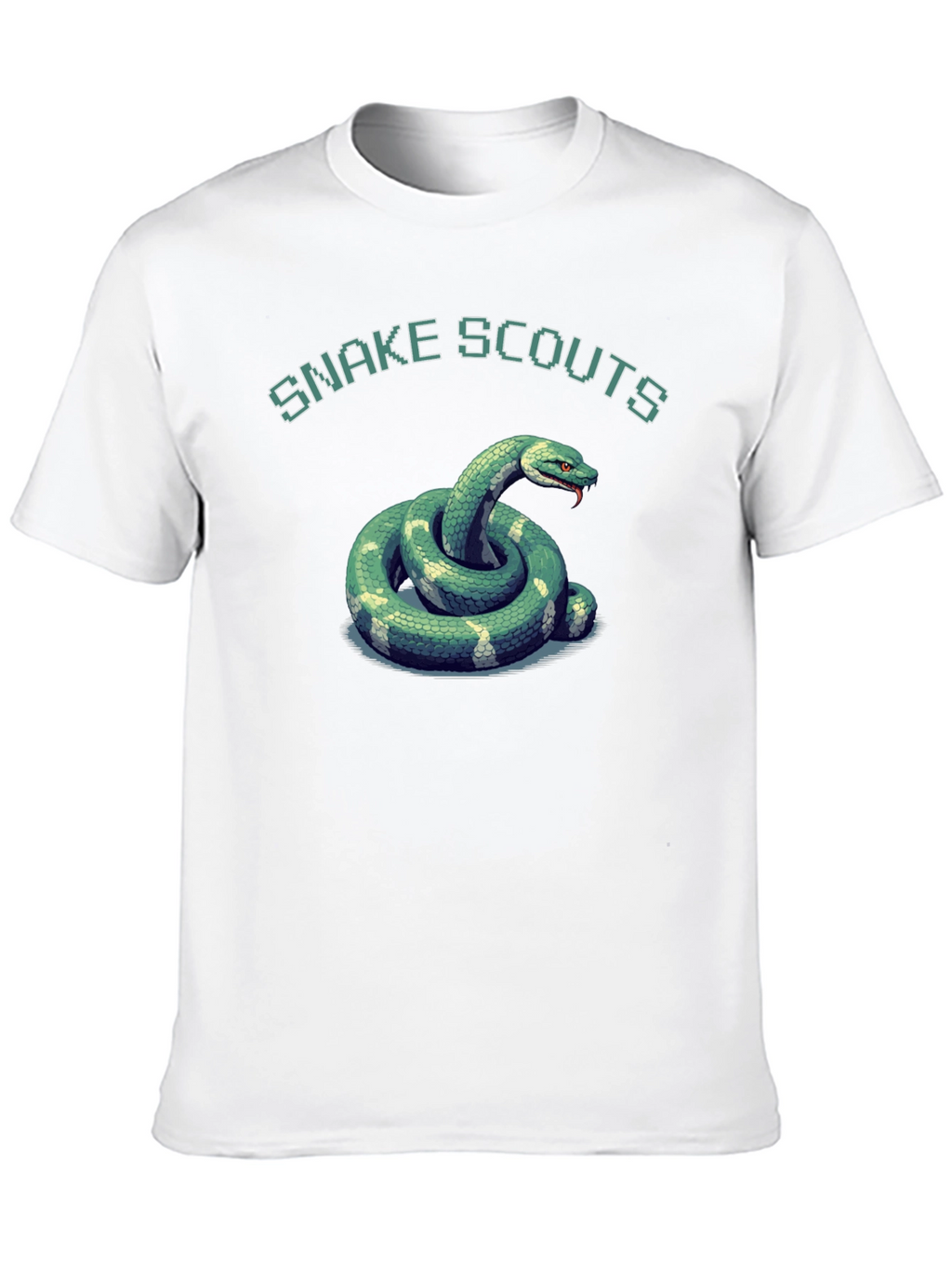 Snake Scouts Graphic T-Shirt - Black Cotton Tee