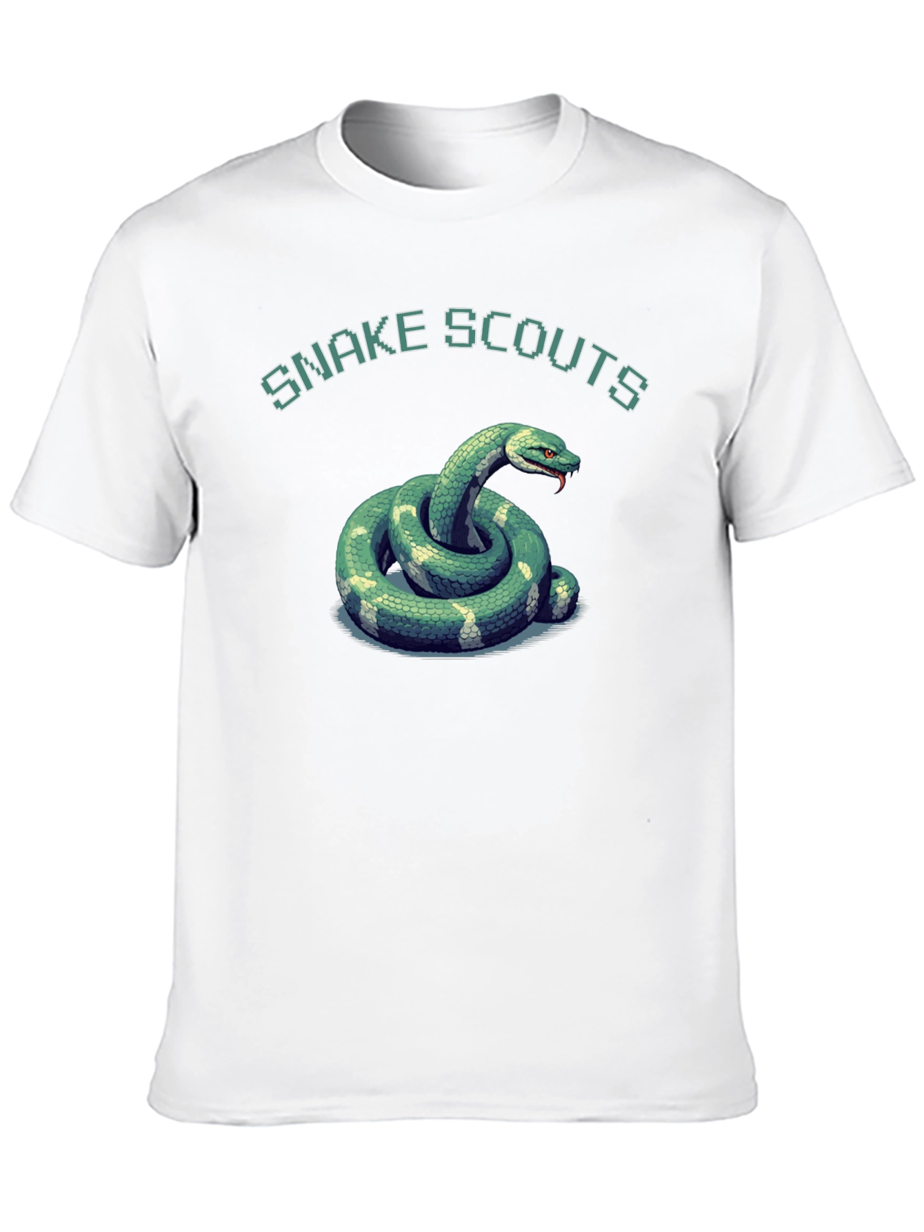 Snake Scouts Graphic T-Shirt - Black Cotton Tee