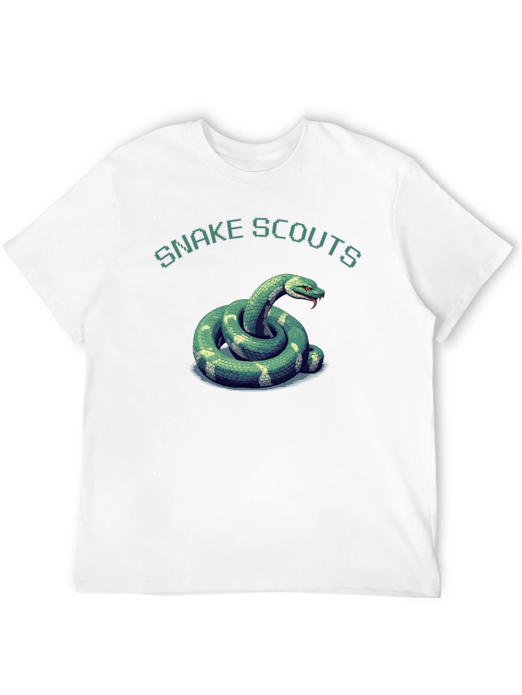 Snake Scouts Graphic T-Shirt - Black Cotton Tee