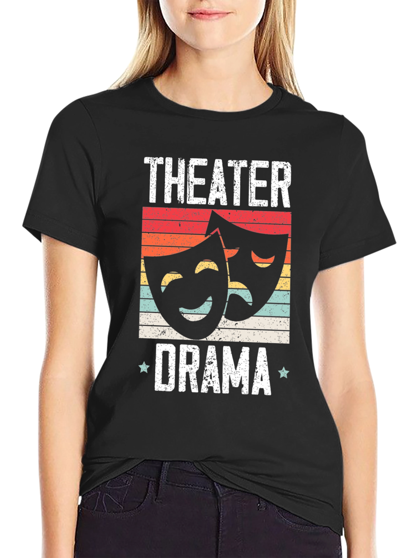 Theater Drama T-Shirt - Vintage Style