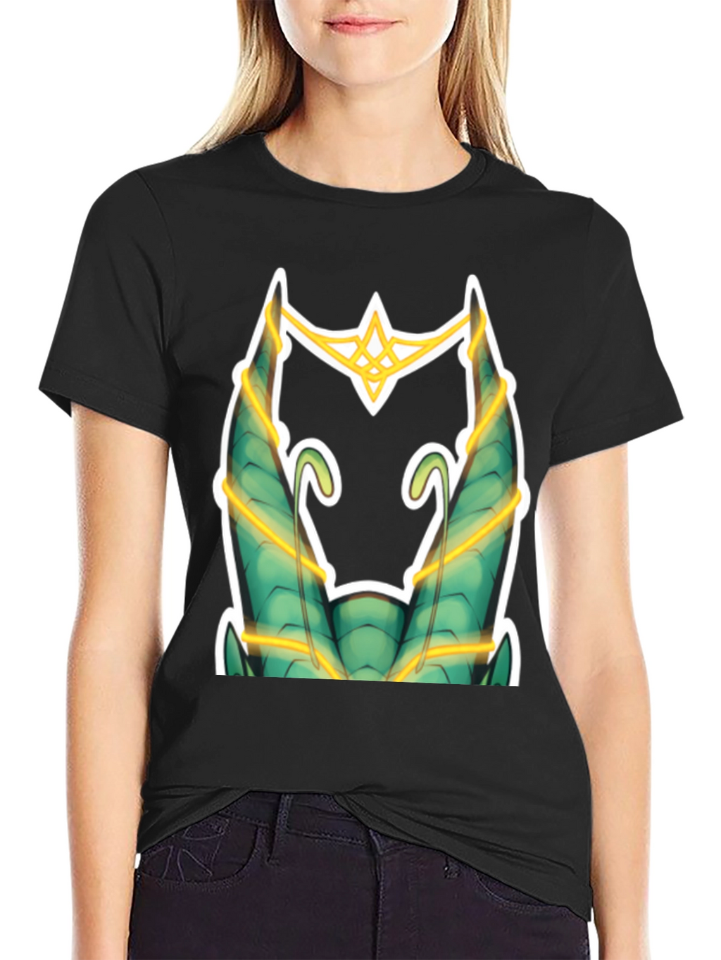 Graphic Tee: Enchanted Horned Crown Design