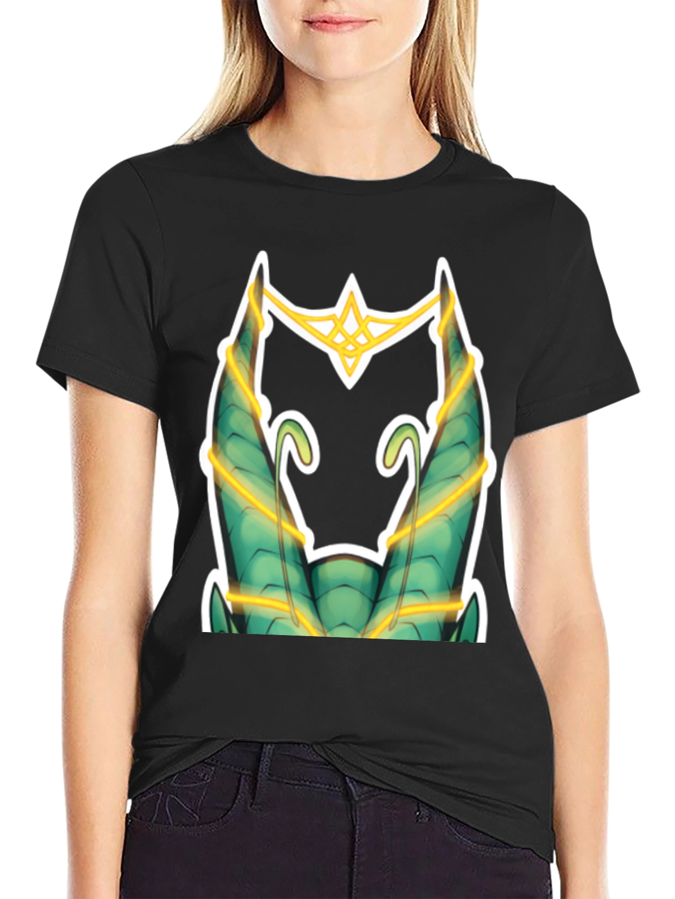 Graphic Tee: Enchanted Horned Crown Design