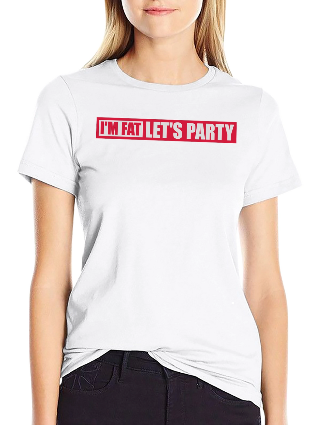 Im Fat Lets Party Graphic T-Shirt