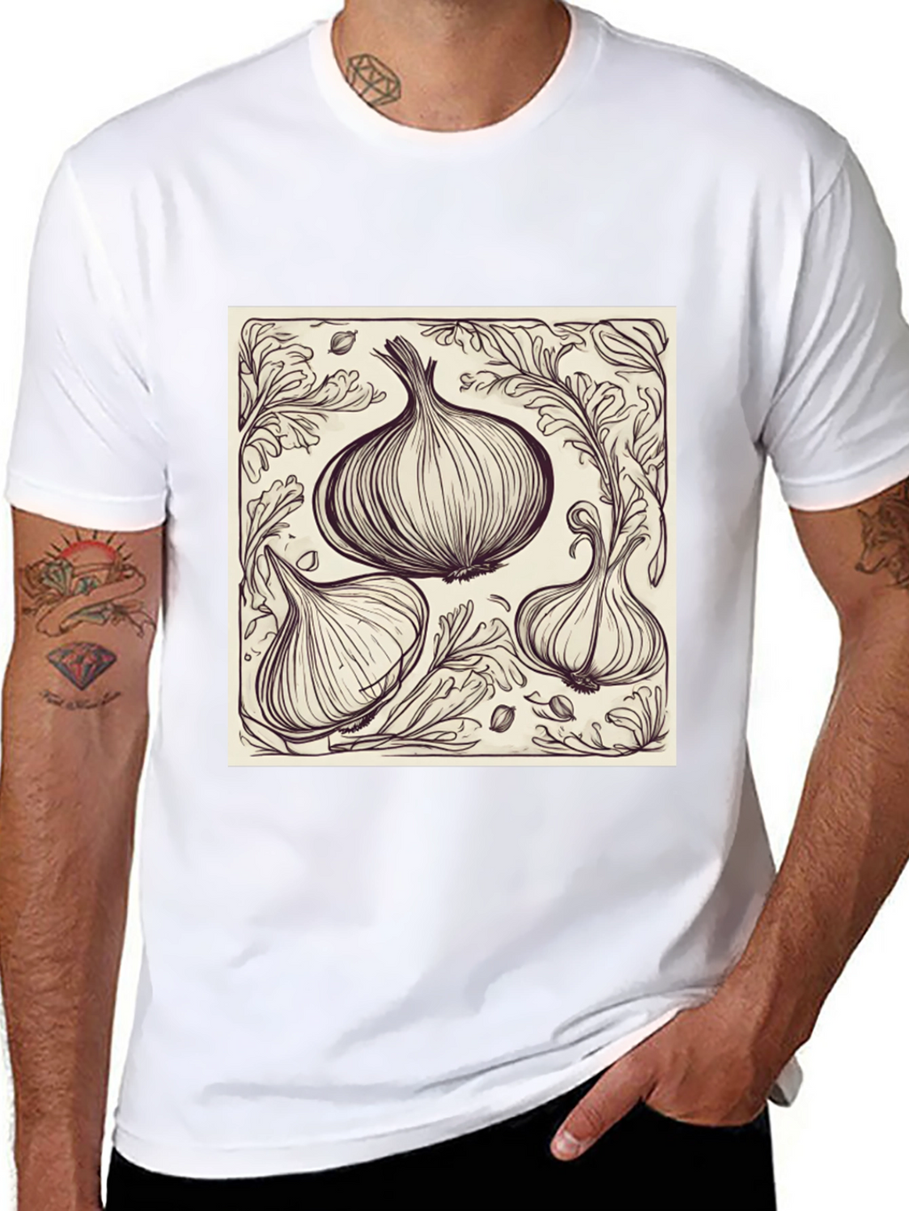 Garlic Sketch T-Shirt