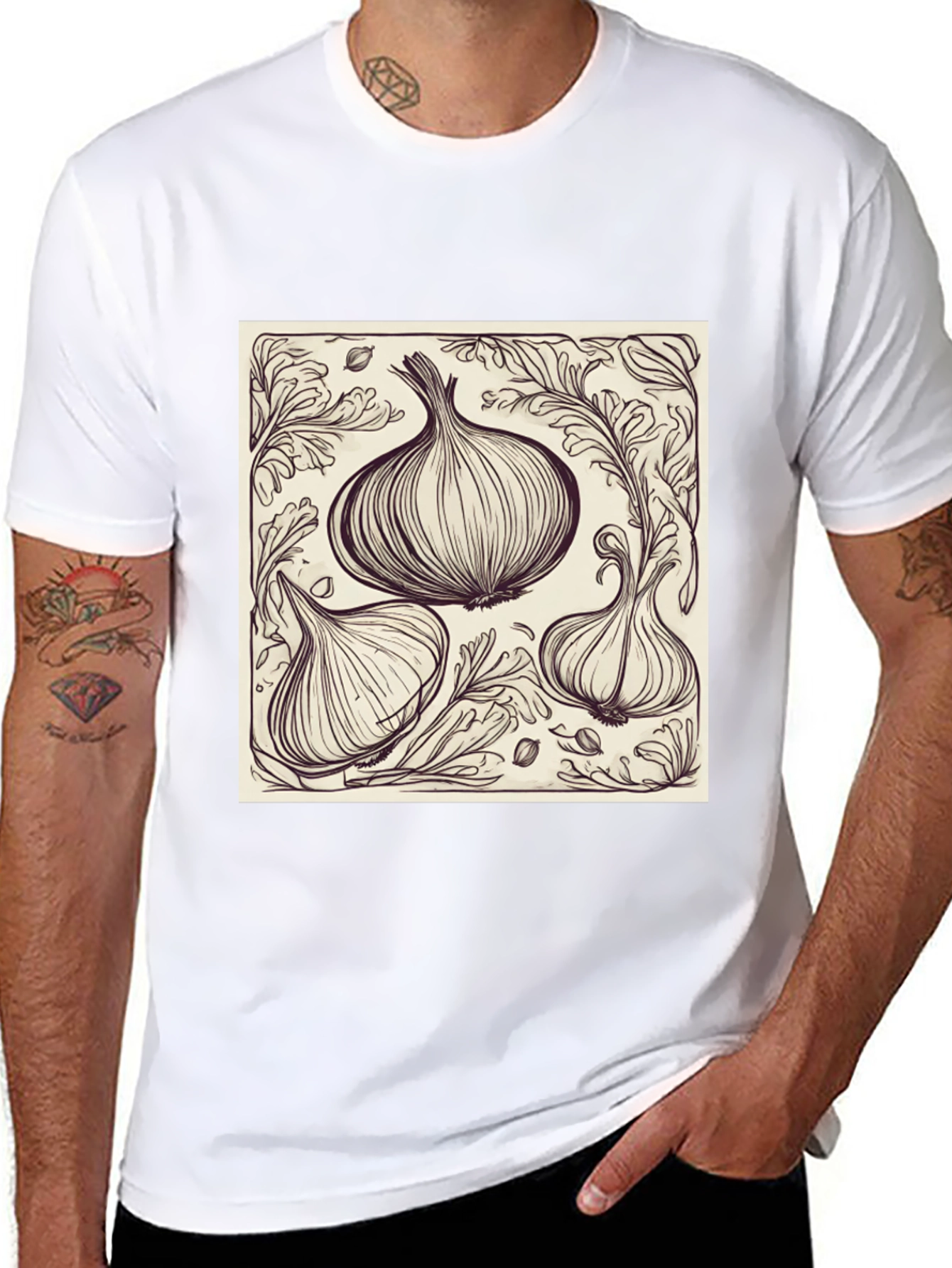 Garlic Sketch T-Shirt