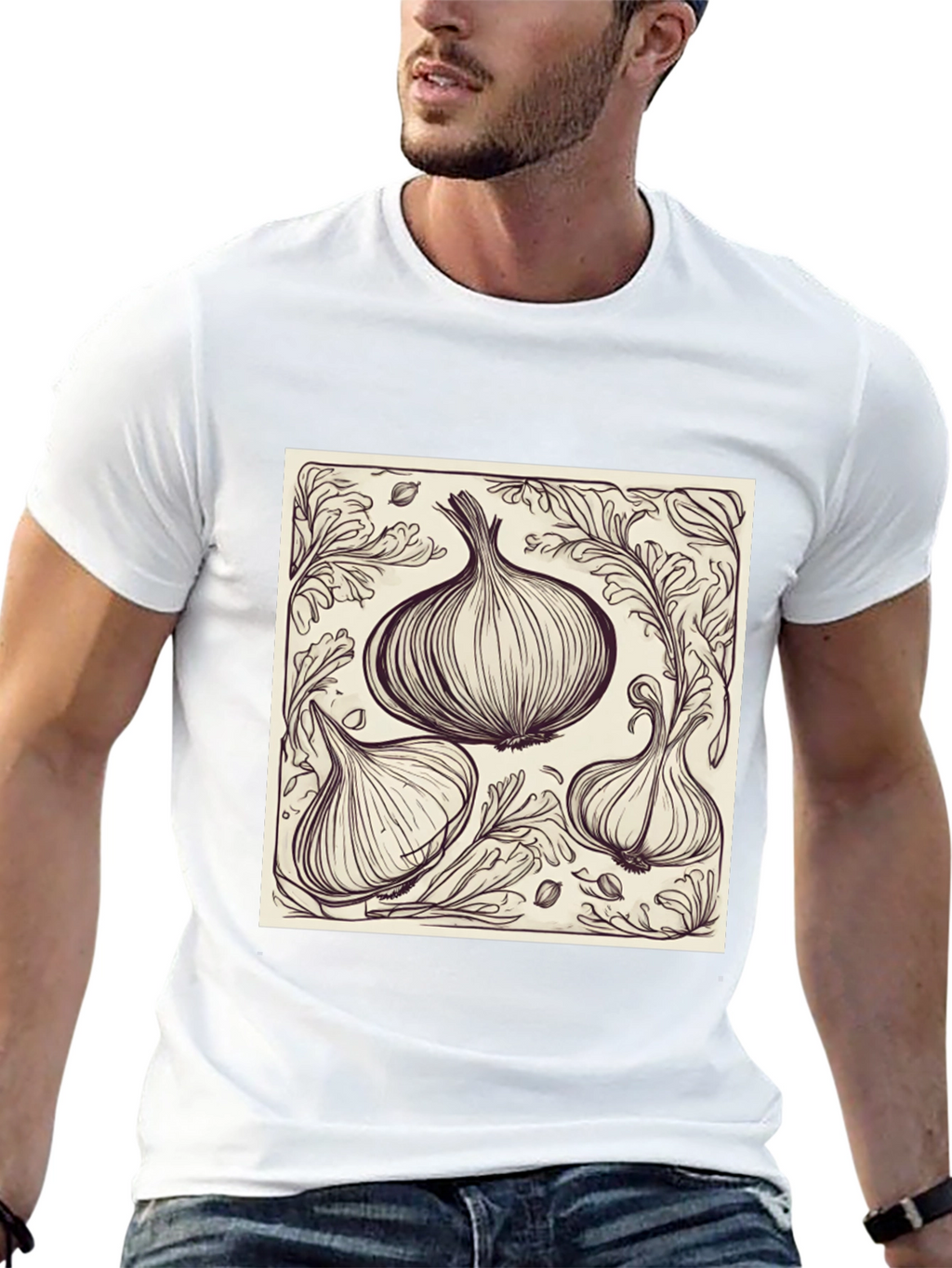 Garlic Sketch T-Shirt
