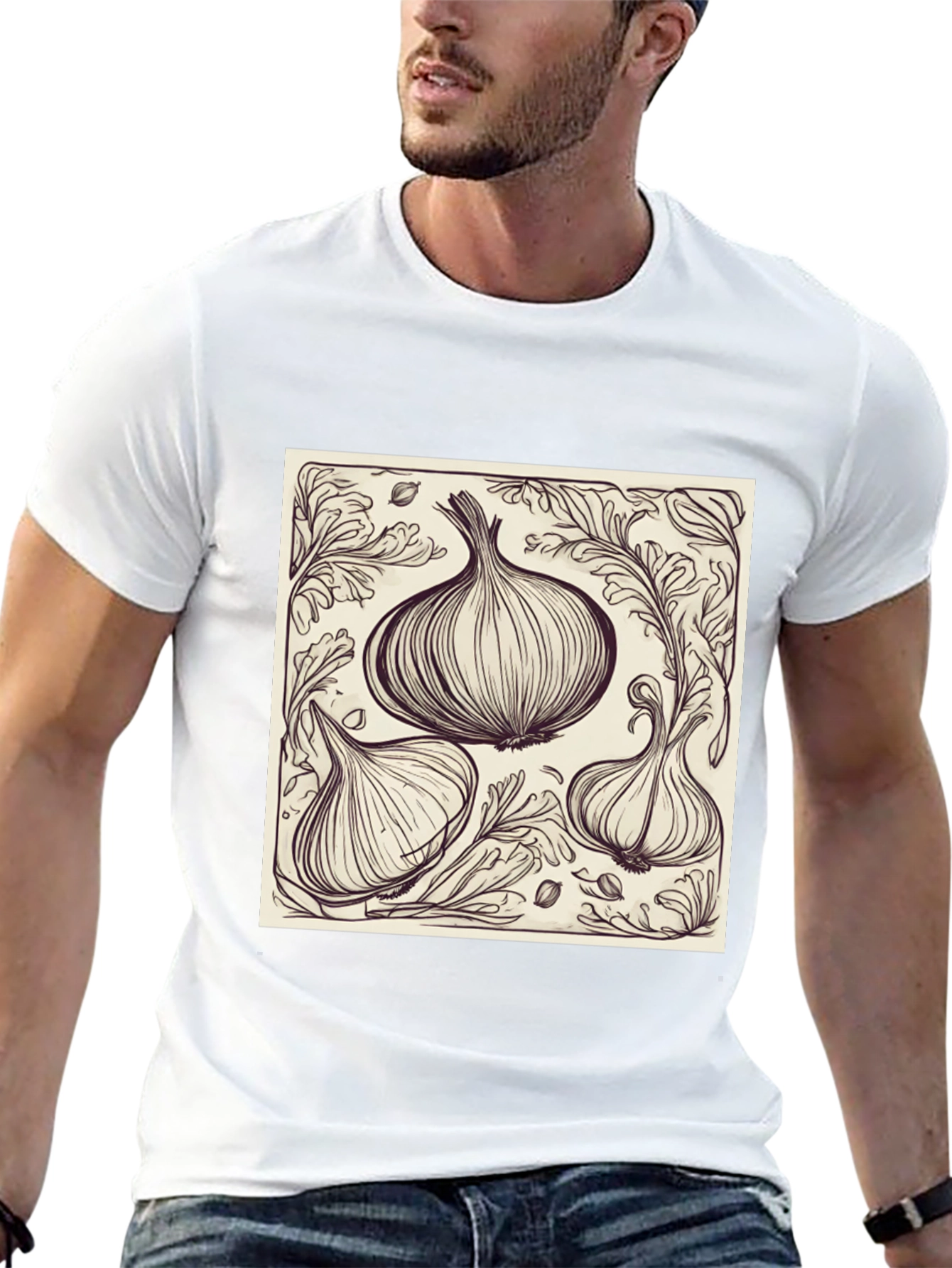 Garlic Sketch T-Shirt