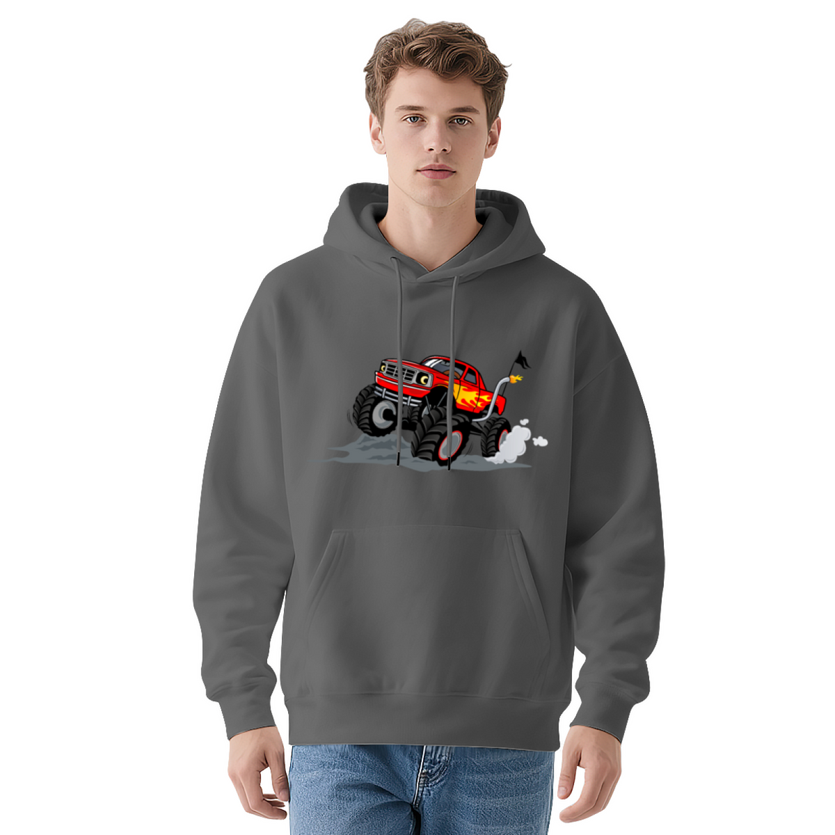 Automotive Pullover Hoodie - Bold Statement Graphic #0539