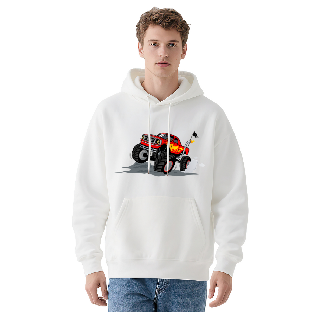 Automotive Pullover Hoodie - Bold Statement Graphic #0539