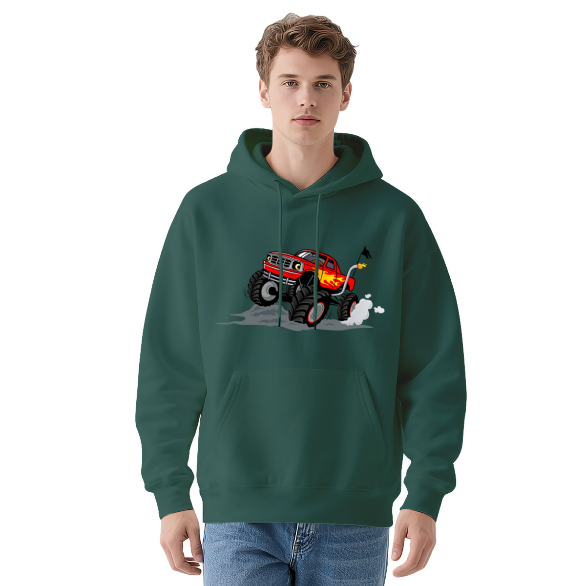 Automotive Pullover Hoodie - Bold Statement Graphic #0539