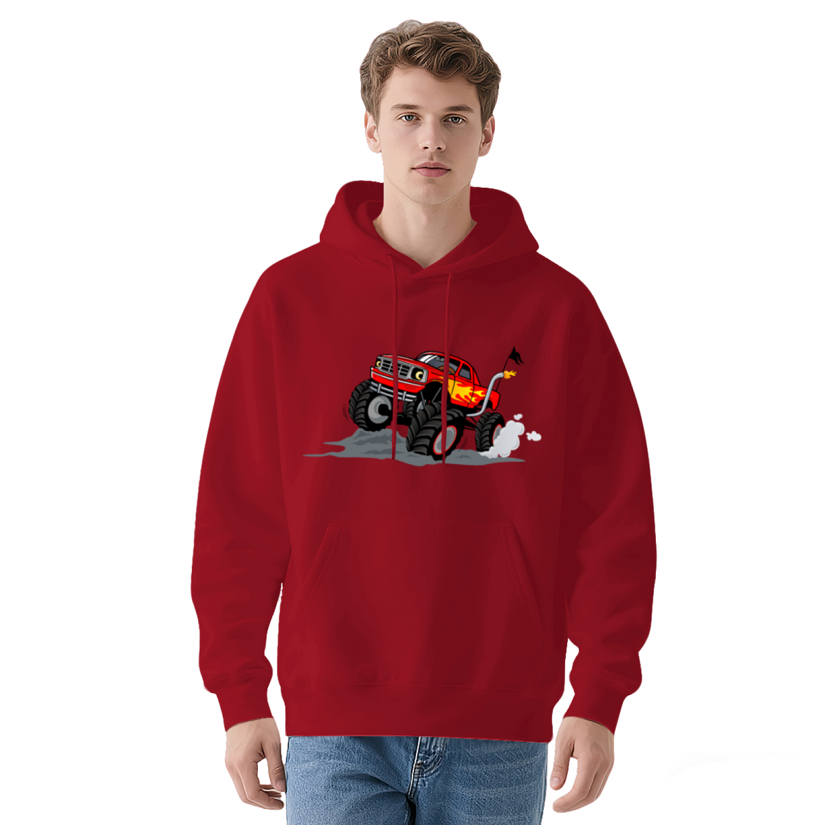 Automotive Pullover Hoodie - Bold Statement Graphic #0539