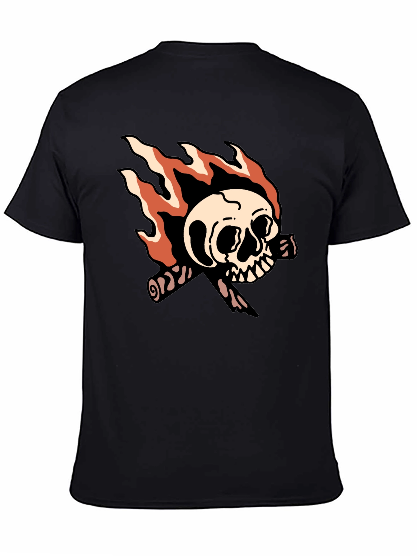 Skull & Bones Graphic T-Shirt - Black