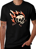 Skull & Bones Graphic T-Shirt - Black