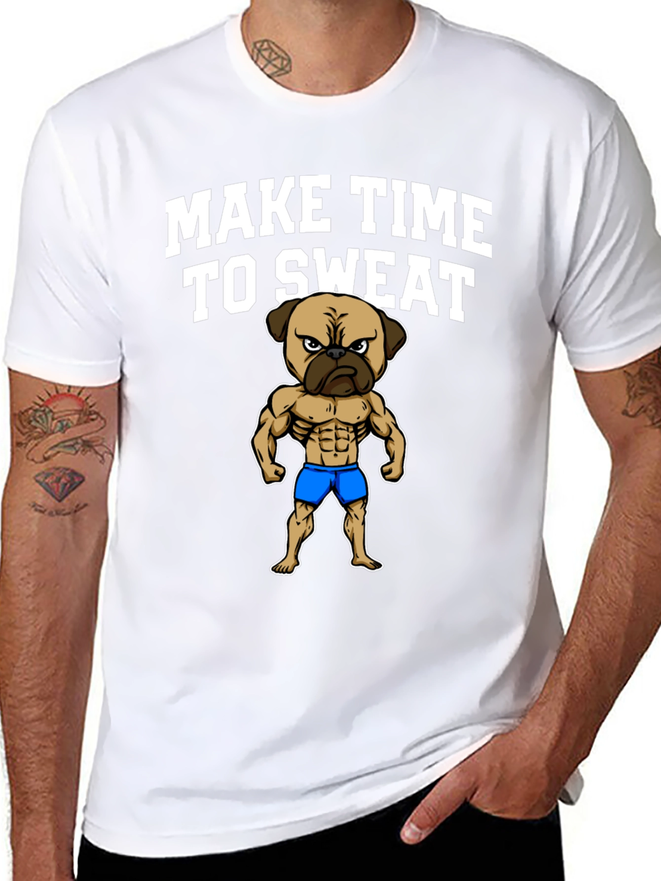 Make Time to Sweat Pug T-Shirt