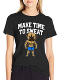 Make Time to Sweat Pug T-Shirt