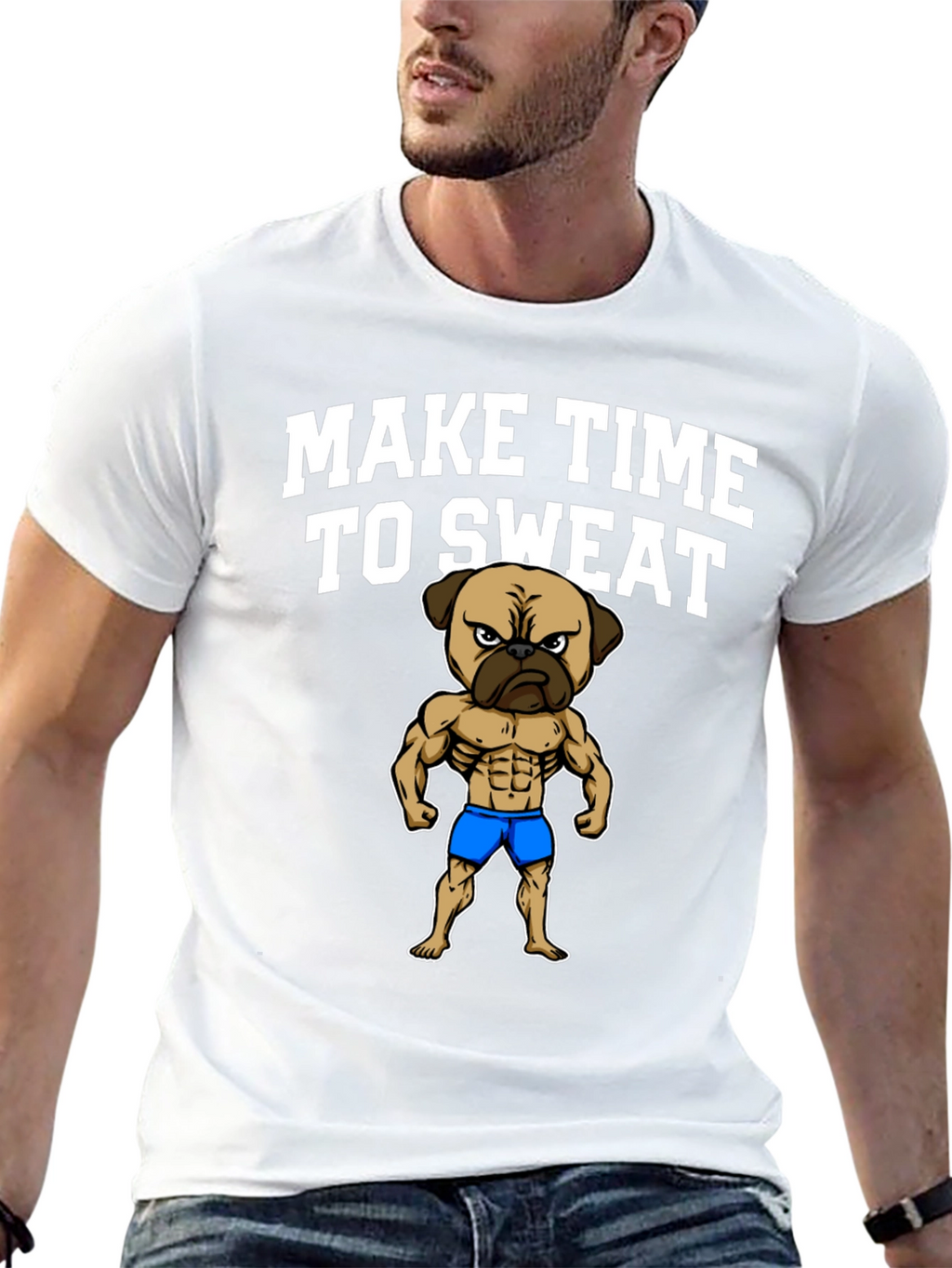 Make Time to Sweat Pug T-Shirt