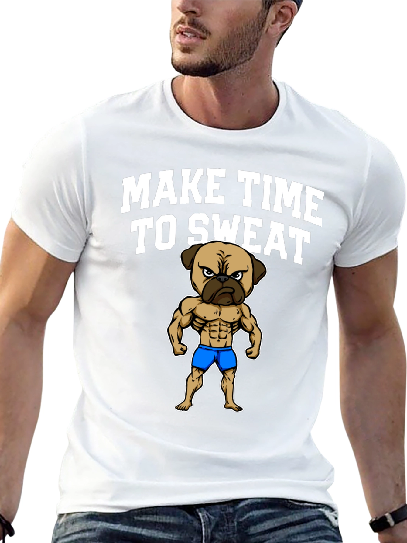 Make Time to Sweat Pug T-Shirt