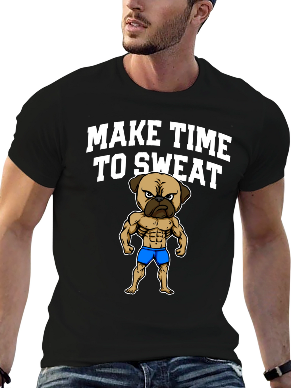 Make Time to Sweat Pug T-Shirt