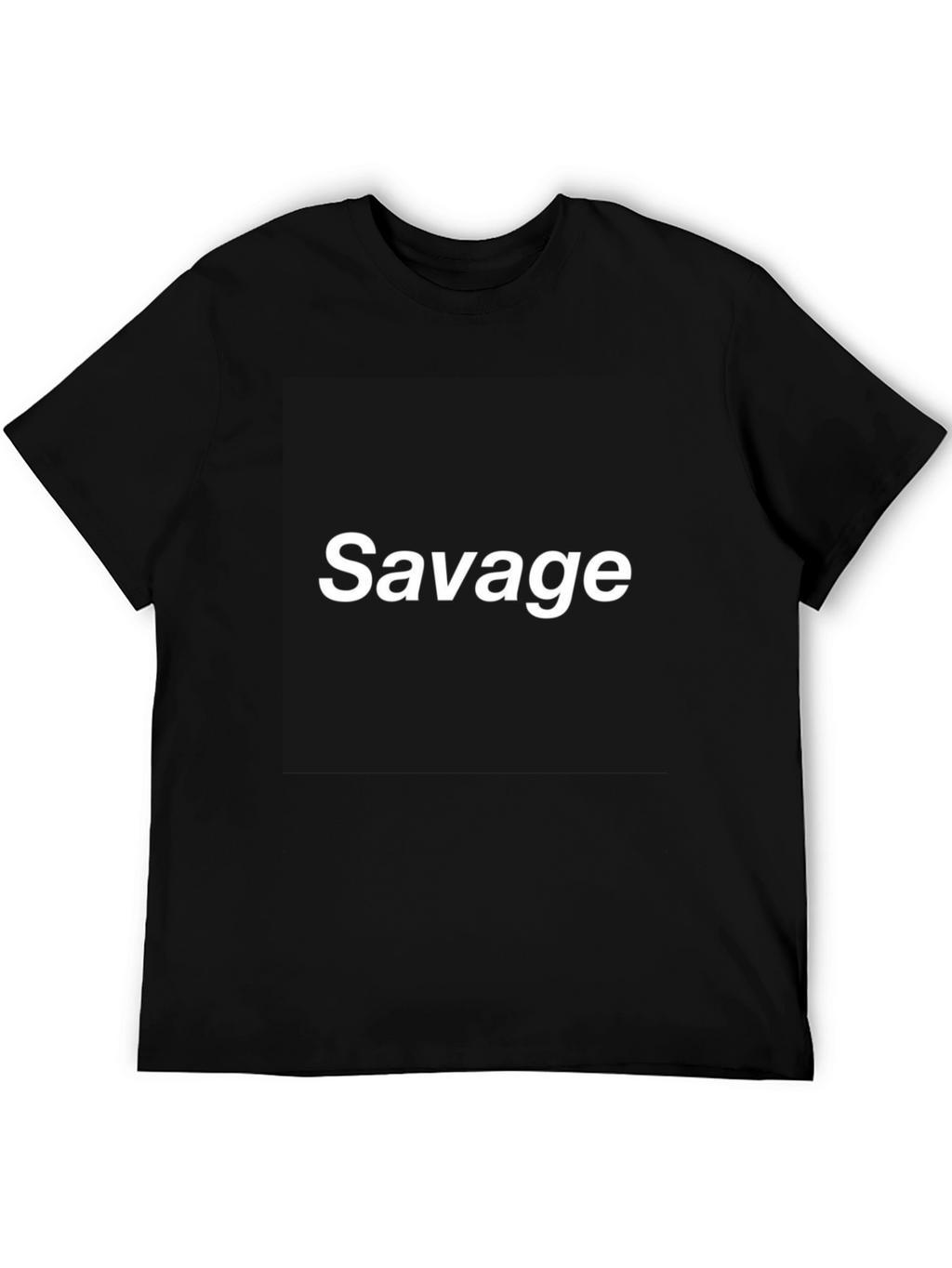 Savage Graphic Tee - Bold Black T-Shirt