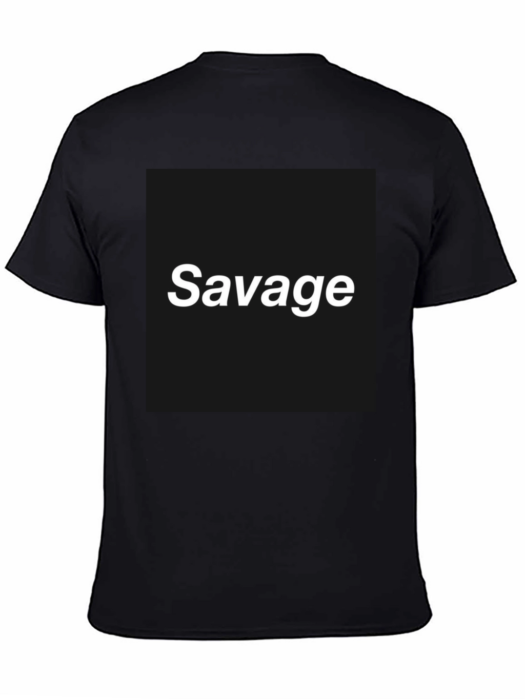 Savage Graphic Tee - Bold Black T-Shirt