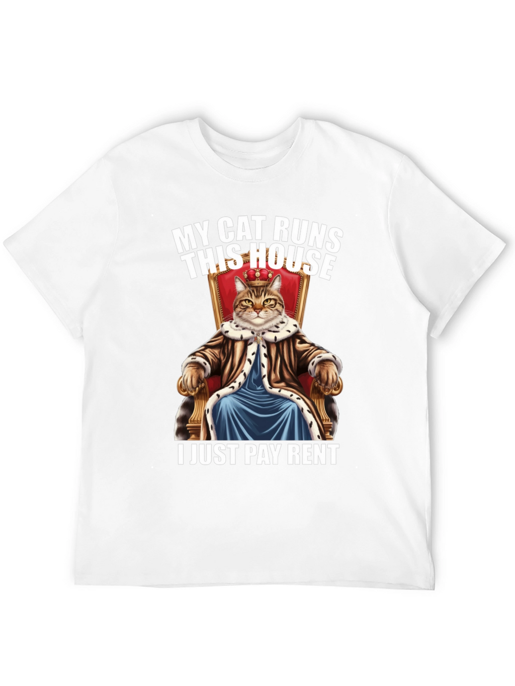 My Cat Runs This House Graphic Tee