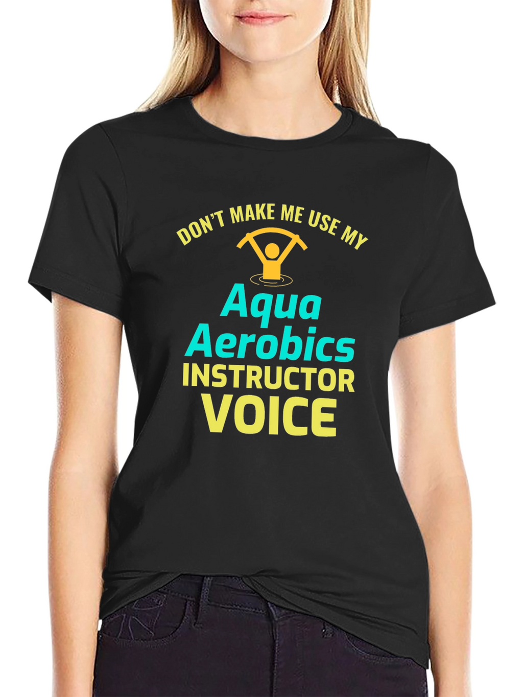 Aqua Aerobics Instructor Novelty Tee