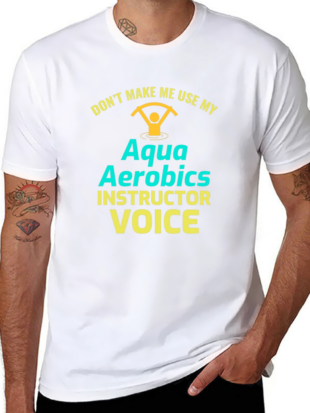 Aqua Aerobics Instructor Novelty Tee