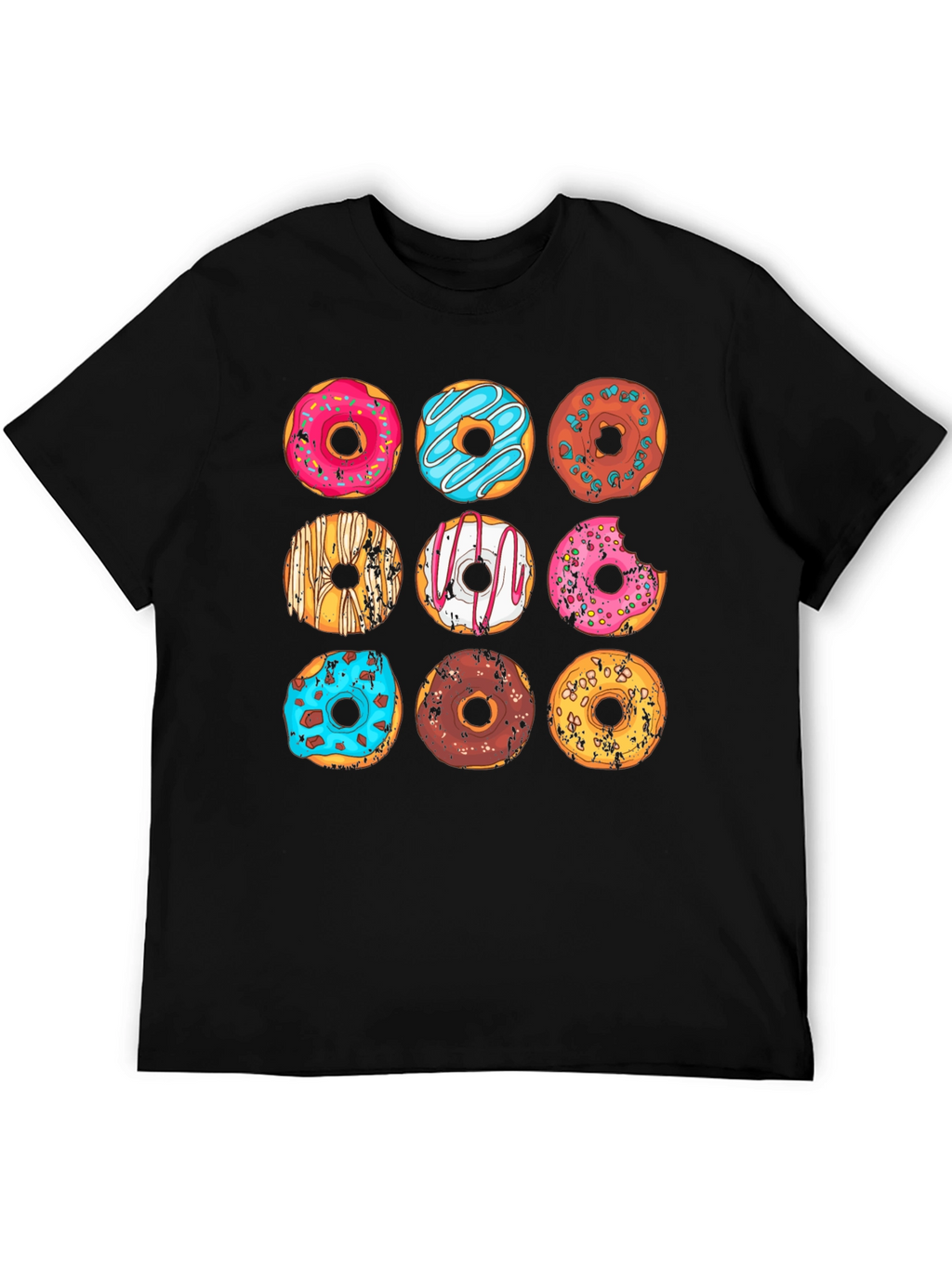 Donut Lovers T-Shirt: Delicious Doughnut Graphic Tee