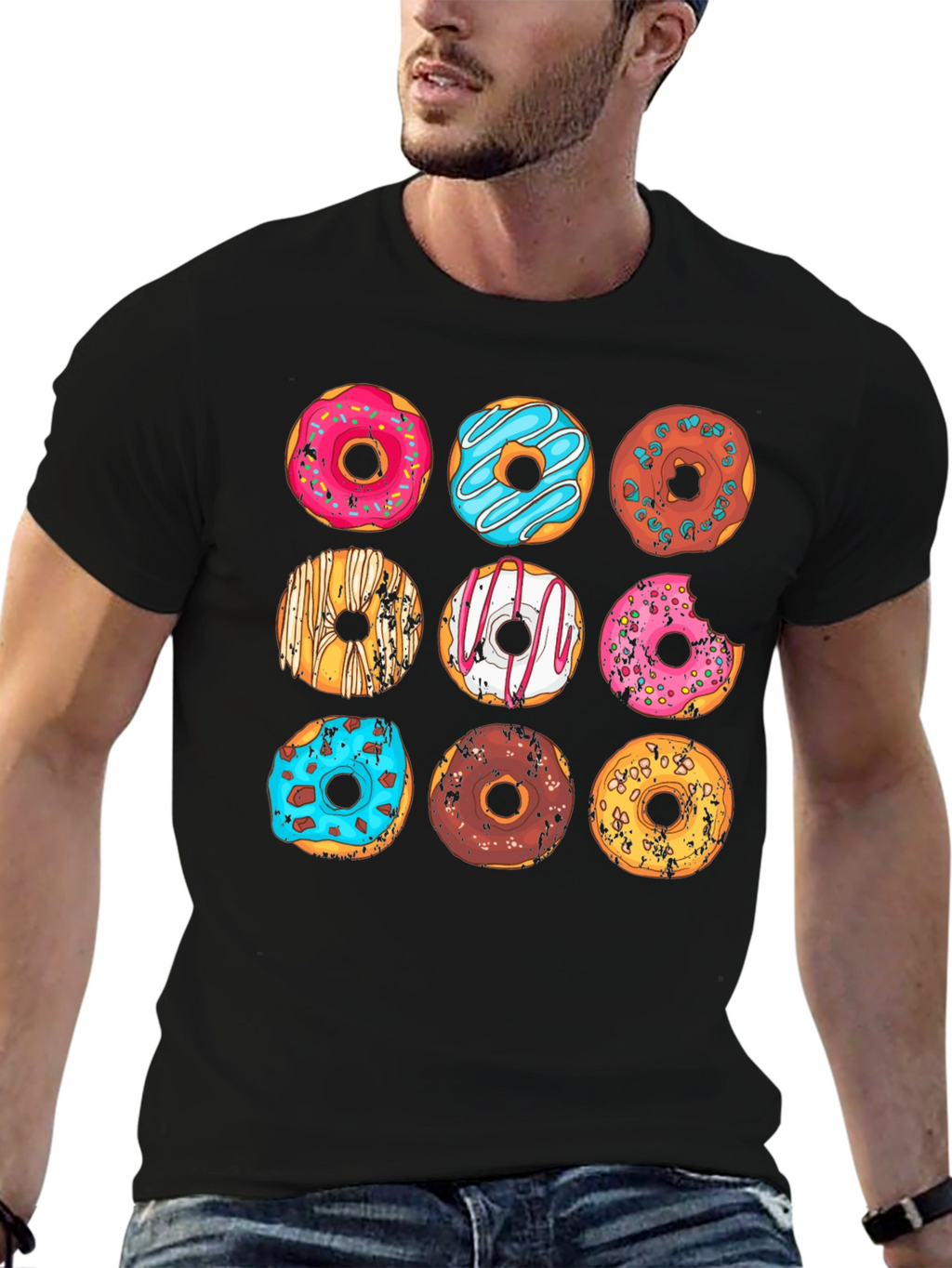 Donut Lovers T-Shirt: Delicious Doughnut Graphic Tee