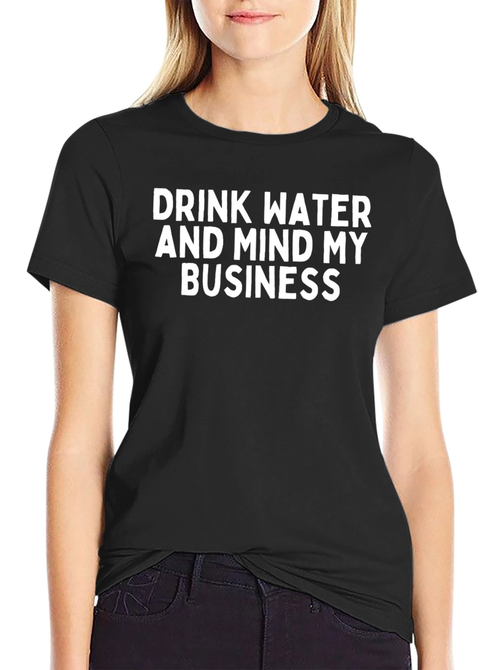 Drink Water Mind My Business Graphic Tee