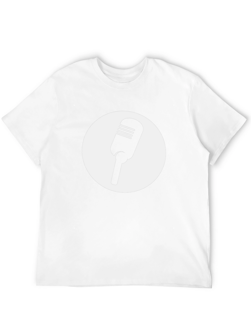 Retro Microphone Graphic Tee - Classic Style