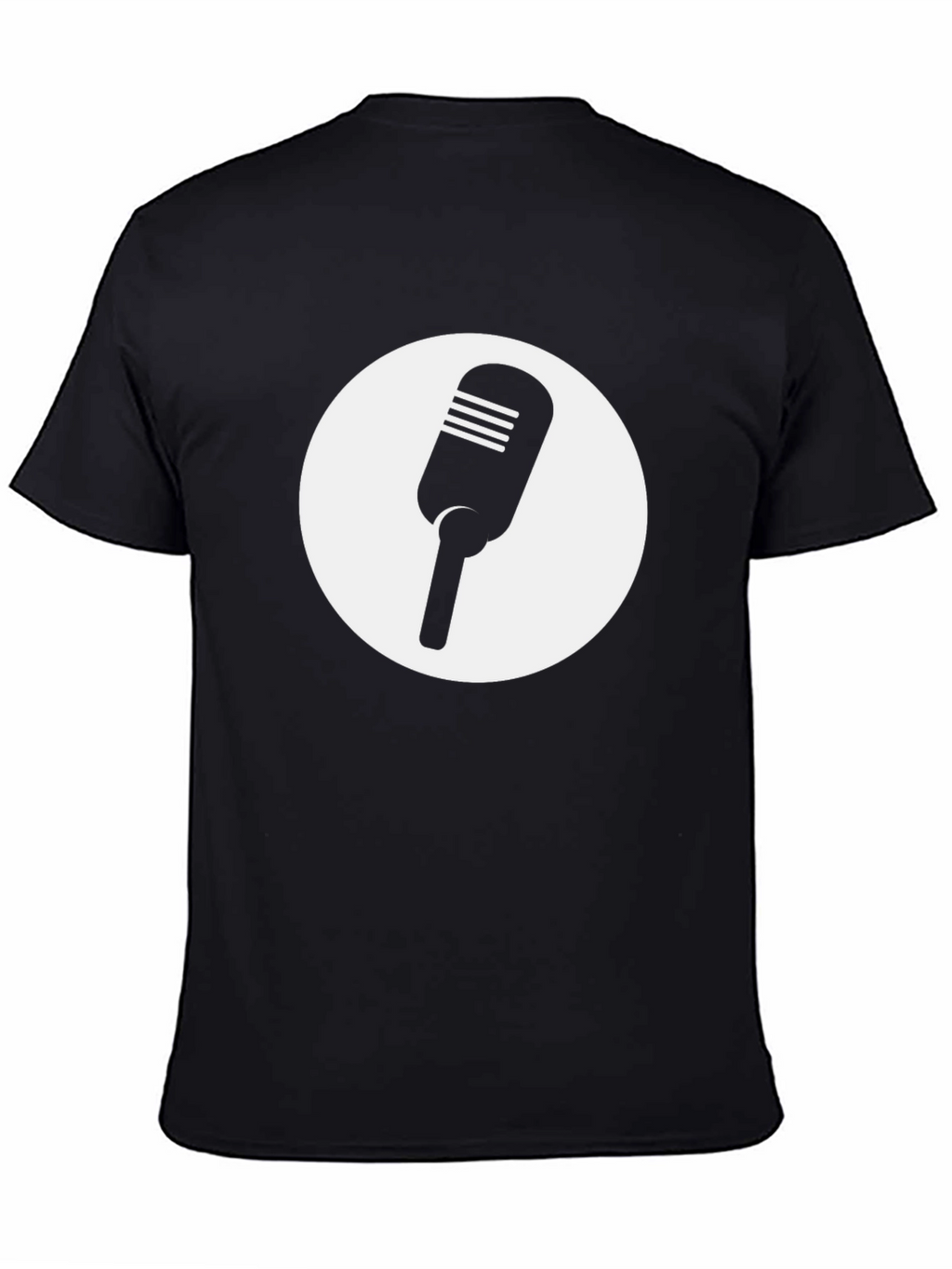 Retro Microphone Graphic Tee - Classic Style