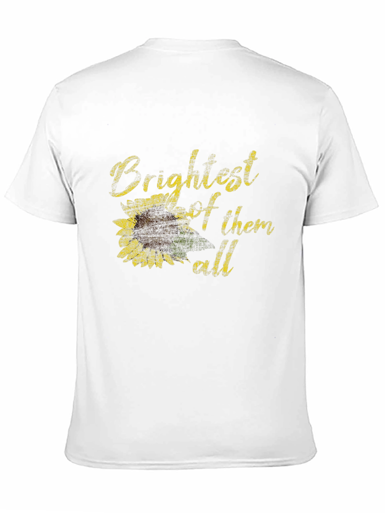 Brightest Sunflower Black Tee