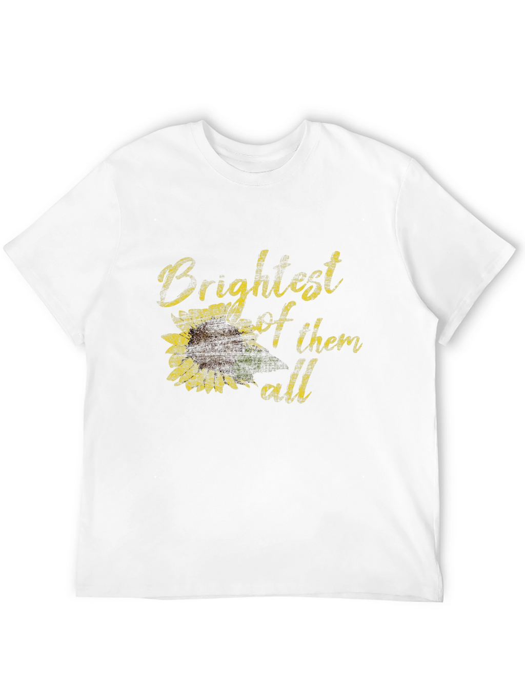 Brightest Sunflower Black Tee