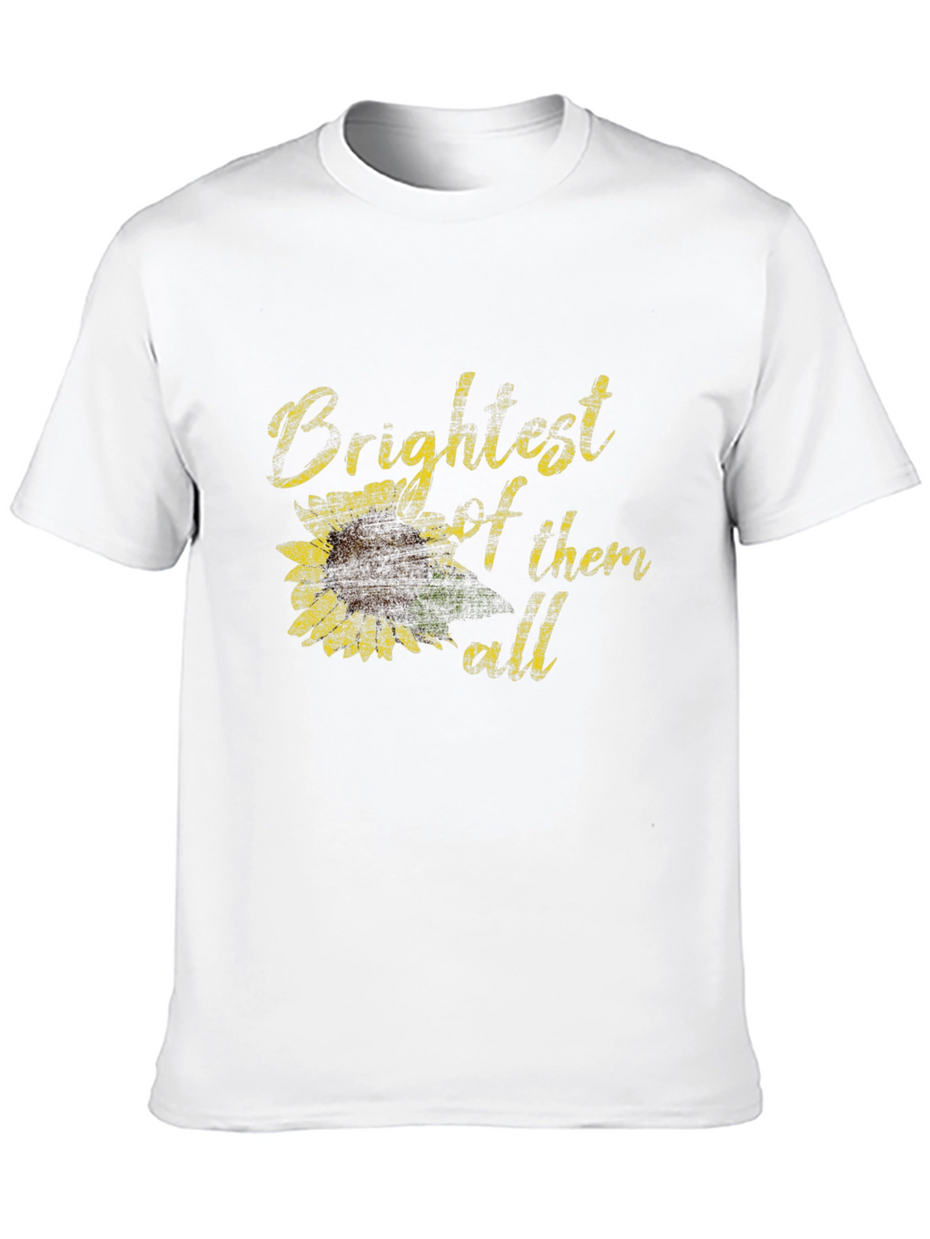 Brightest Sunflower Black Tee