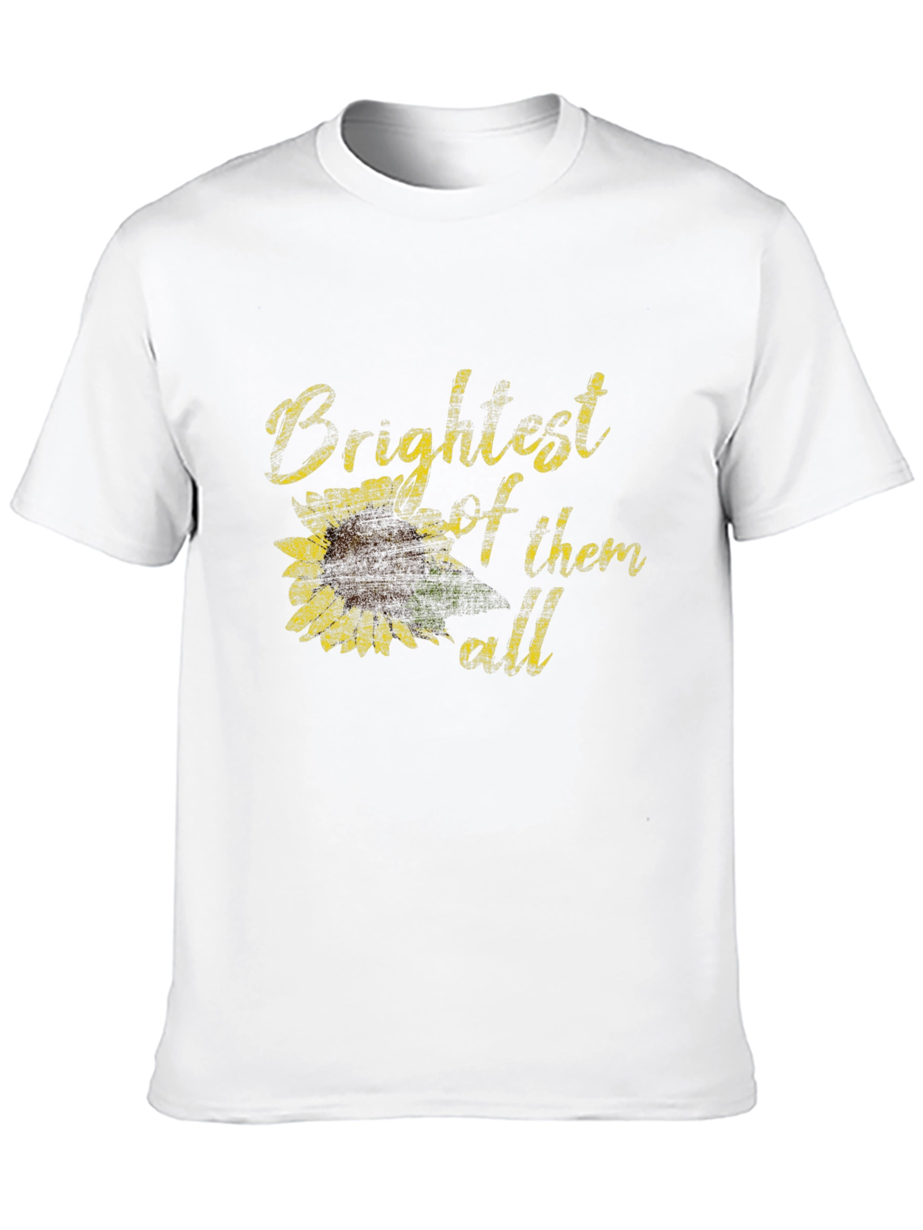 Brightest Sunflower Black Tee