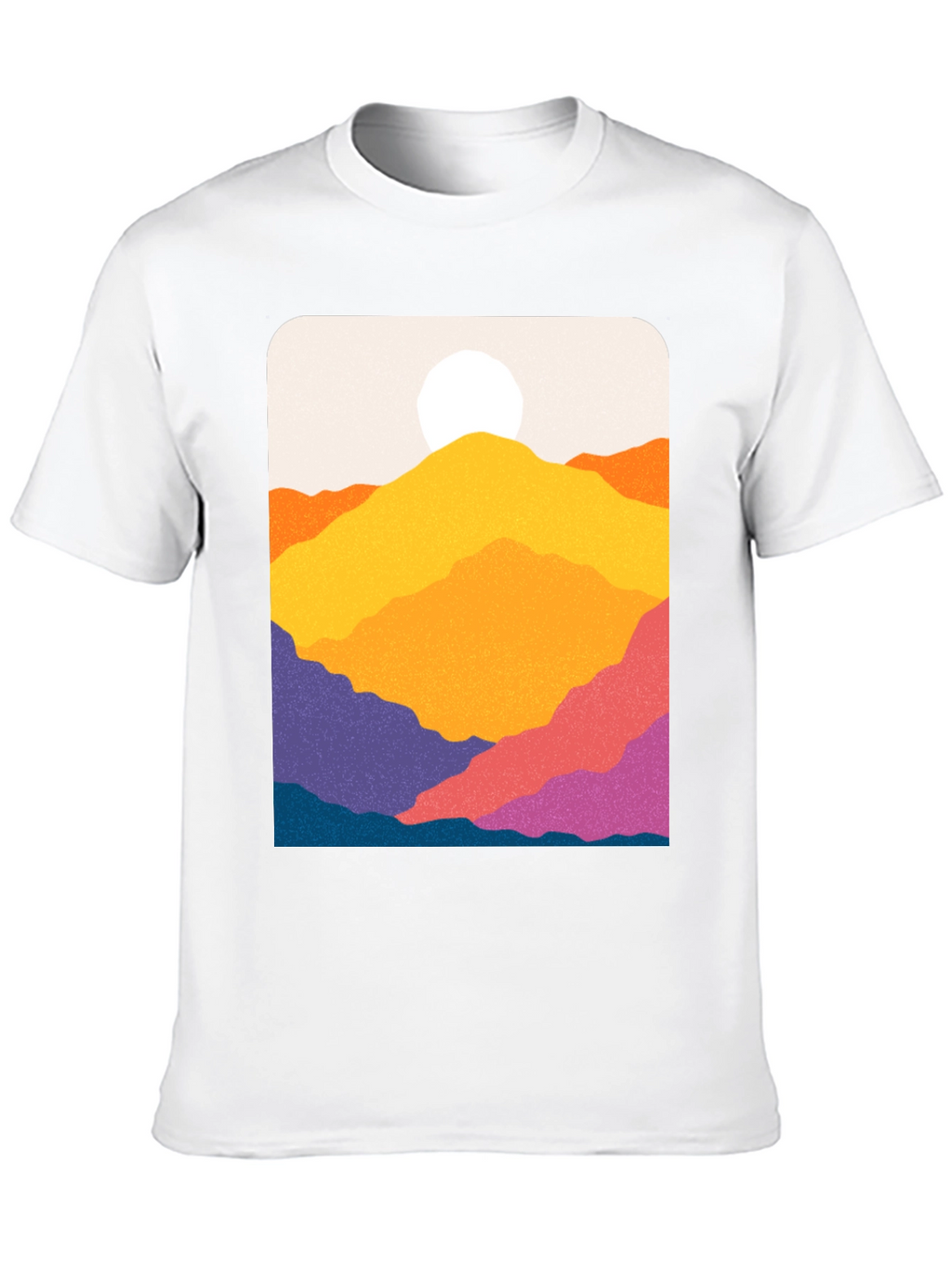 Vibrant Mountain Vista Graphic Tee