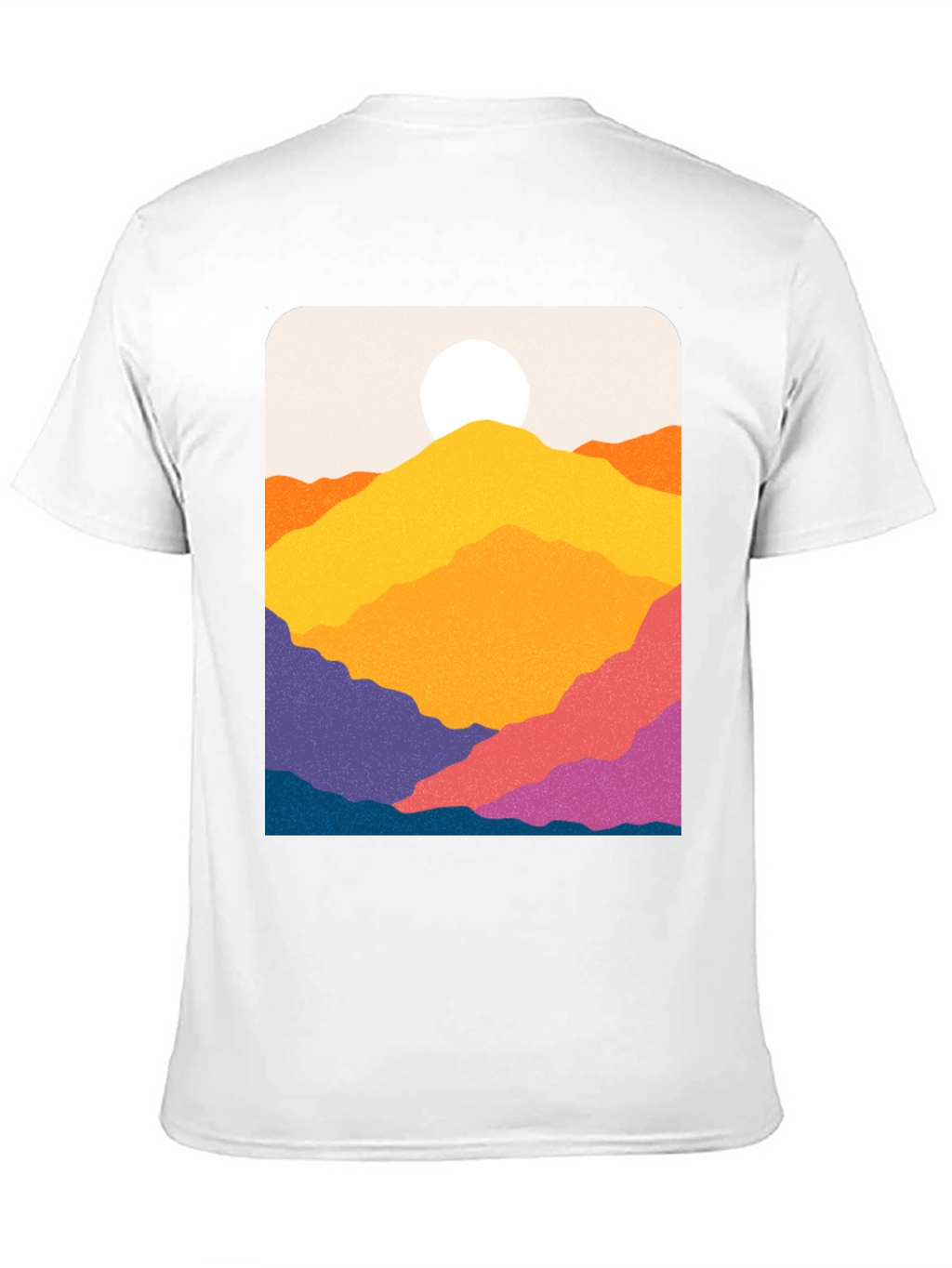 Vibrant Mountain Vista Graphic Tee