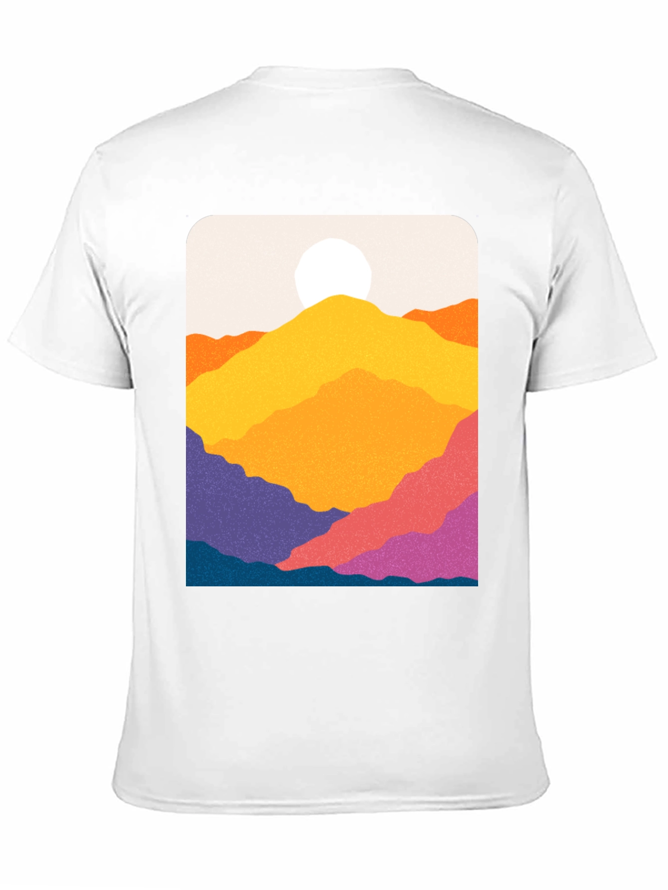 Vibrant Mountain Vista Graphic Tee