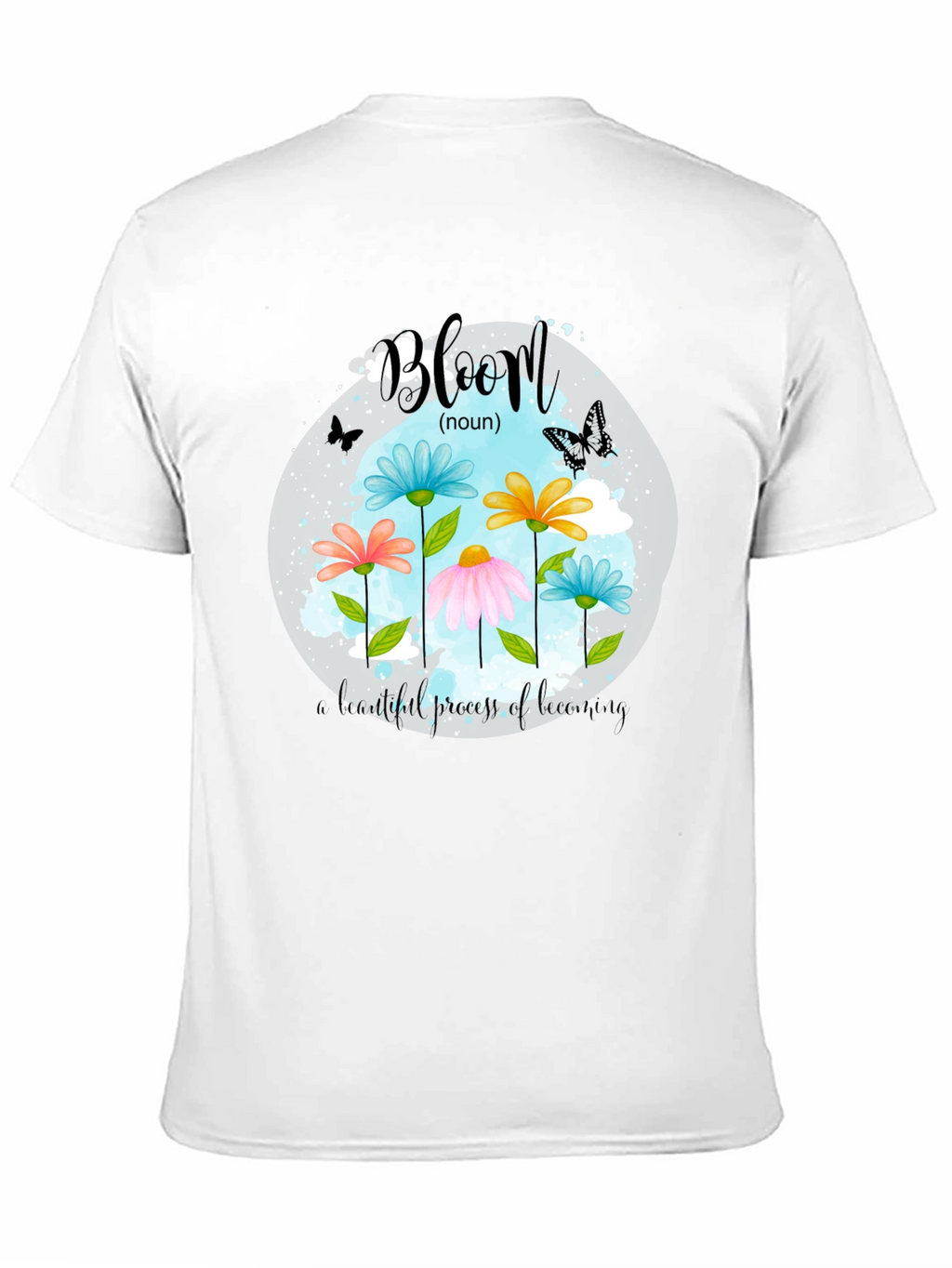 Bloom Noun Graphic Tee - Black