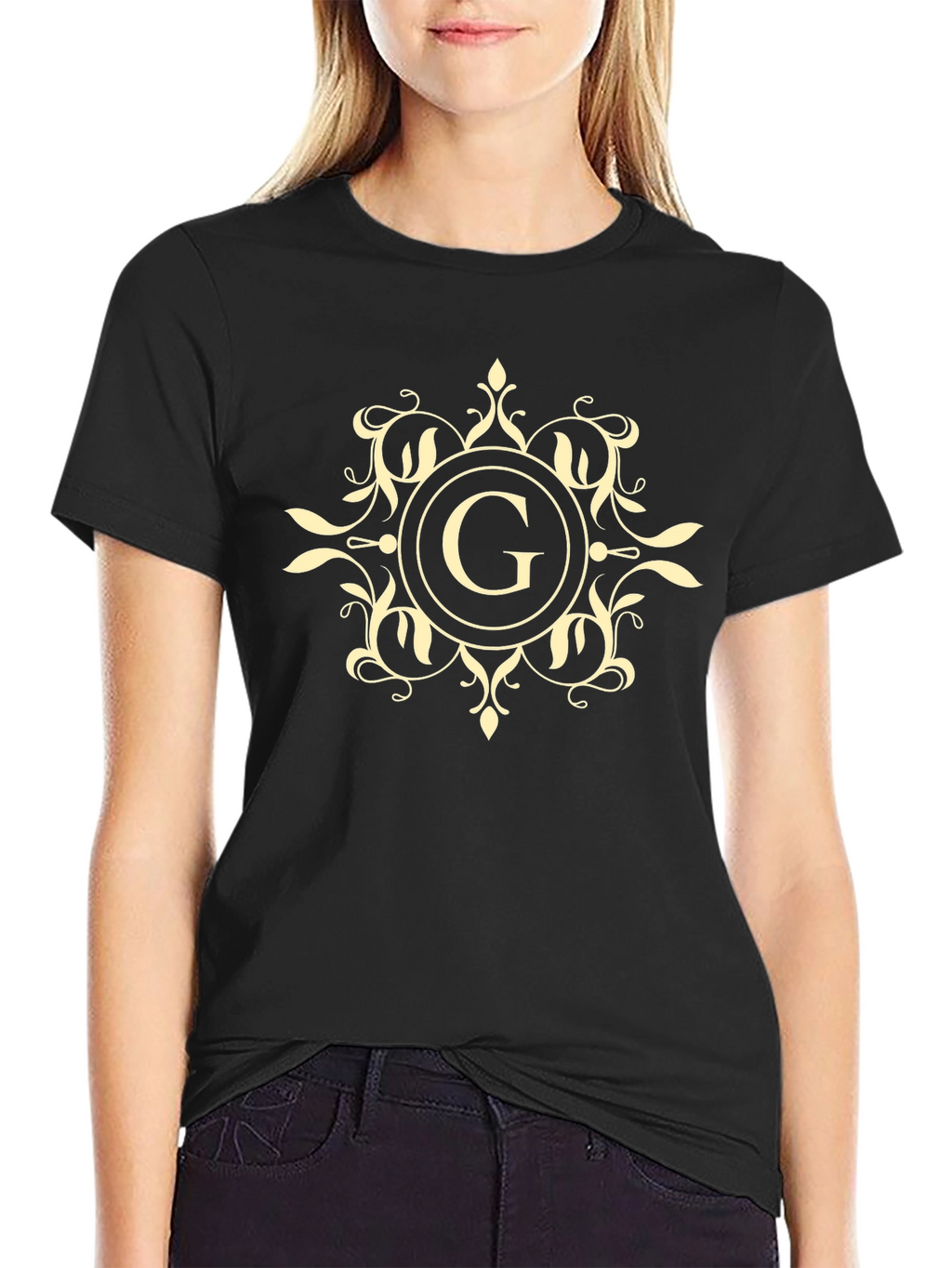 Monogram G Black T-Shirt