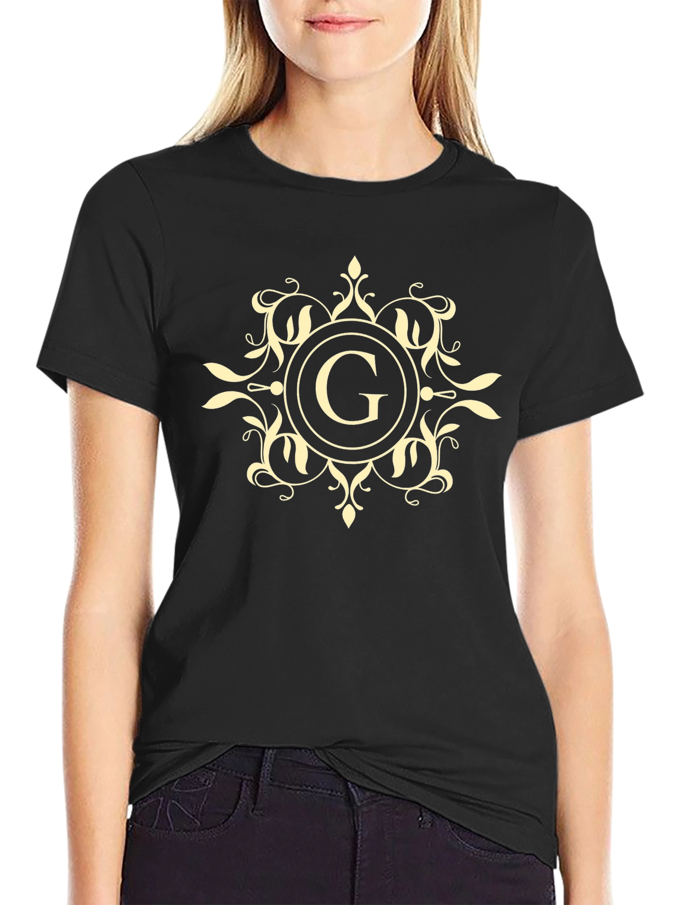 Monogram G Black T-Shirt
