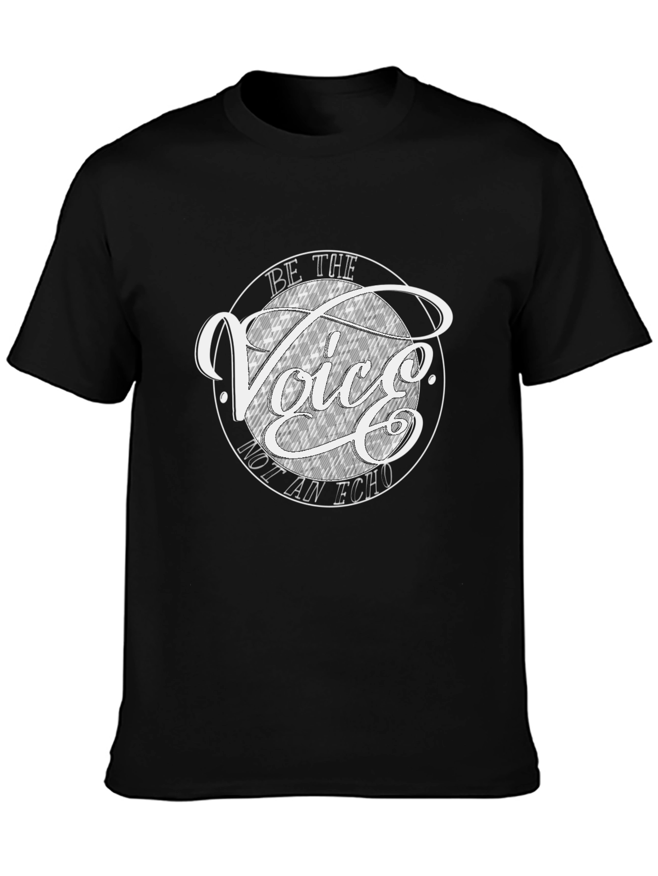 Be The Voice Graphic T-Shirt - Black