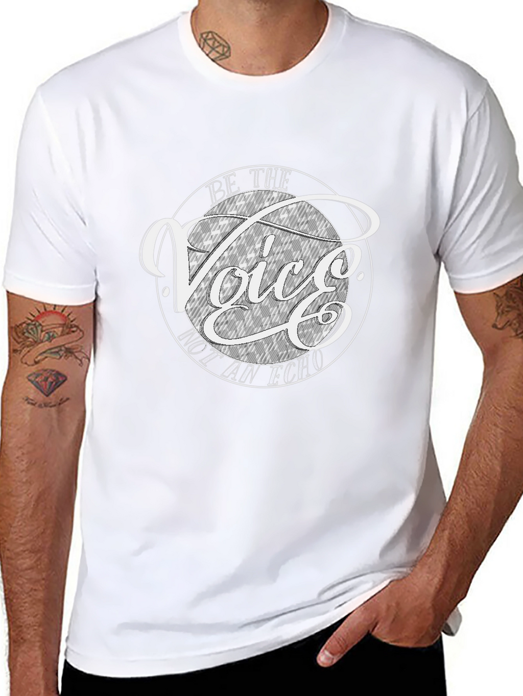 Be The Voice Graphic T-Shirt - Black