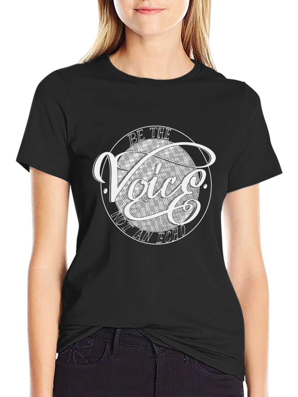 Be The Voice Graphic T-Shirt - Black