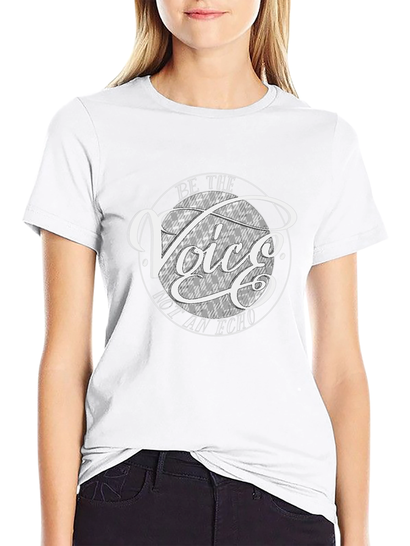 Be The Voice Graphic T-Shirt - Black
