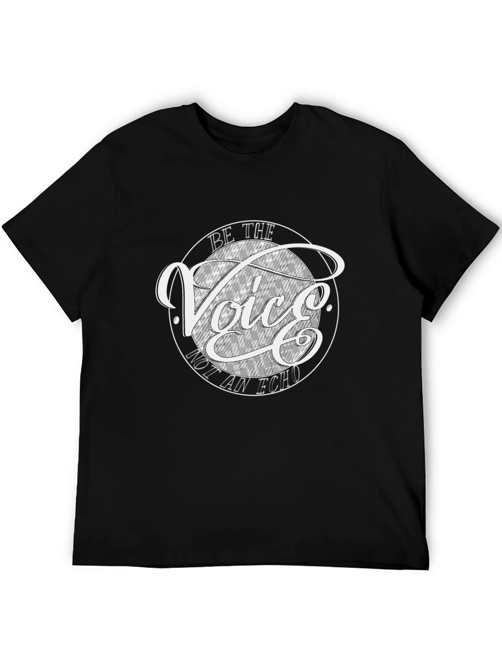 Be The Voice Graphic T-Shirt - Black