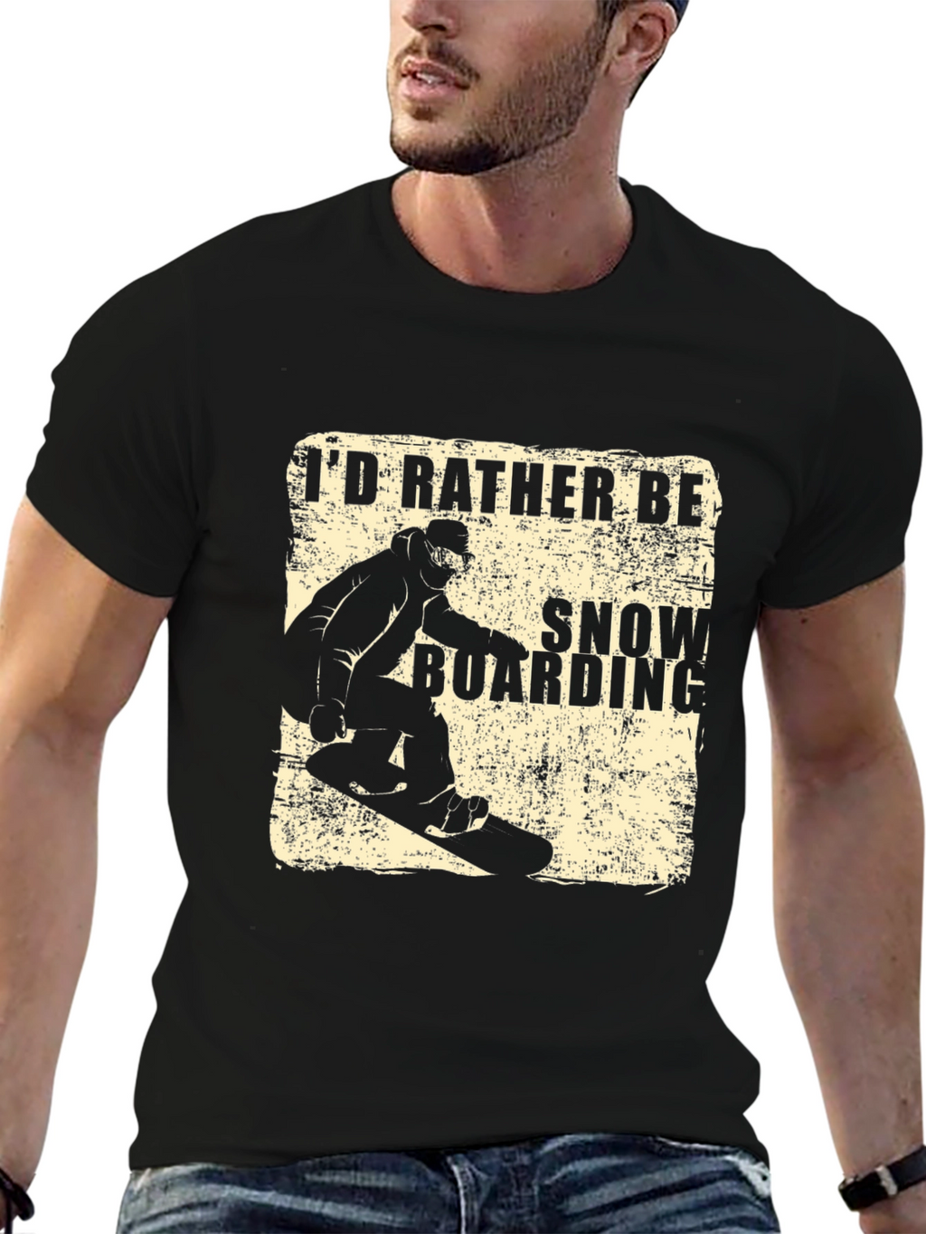 Id Rather Be Snowboarding T-Shirt
